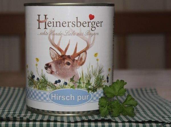 Hirsch pur 800 g - Singleprotein -