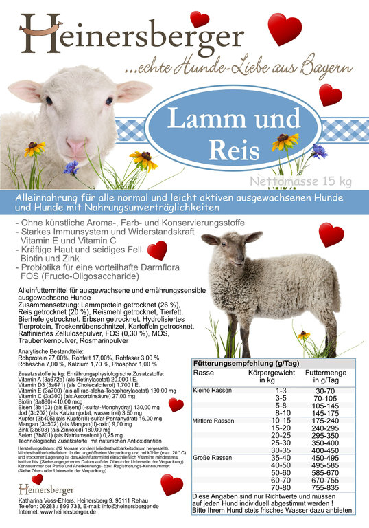Heinersberger Landleben Lamm & Reis